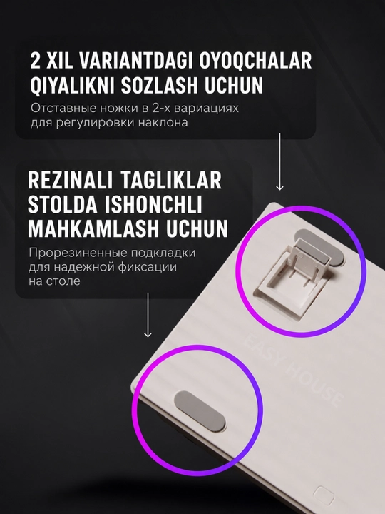 Mexanik klaviatura RGB yoritgichli, o'yin uchun keyboard, 100 tugma, qizil svitchlar