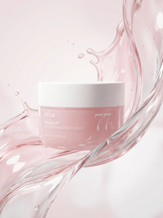 Anua Peach 77 Niacin Enriched Cream - увлажняющий крем для лица с ниацинамидом, 50 мл - 