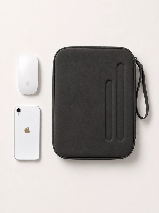 Planshet uchun himoya sumka, 10 dyuymgacha, ichki to‘rli cho‘ntakli organizer