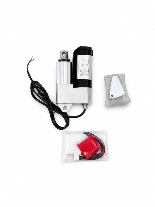 Qo‘l elektr aktuatori UNISTAR YNT-09 4000N, 12 V, shtok yo‘li 30 mm, IP66