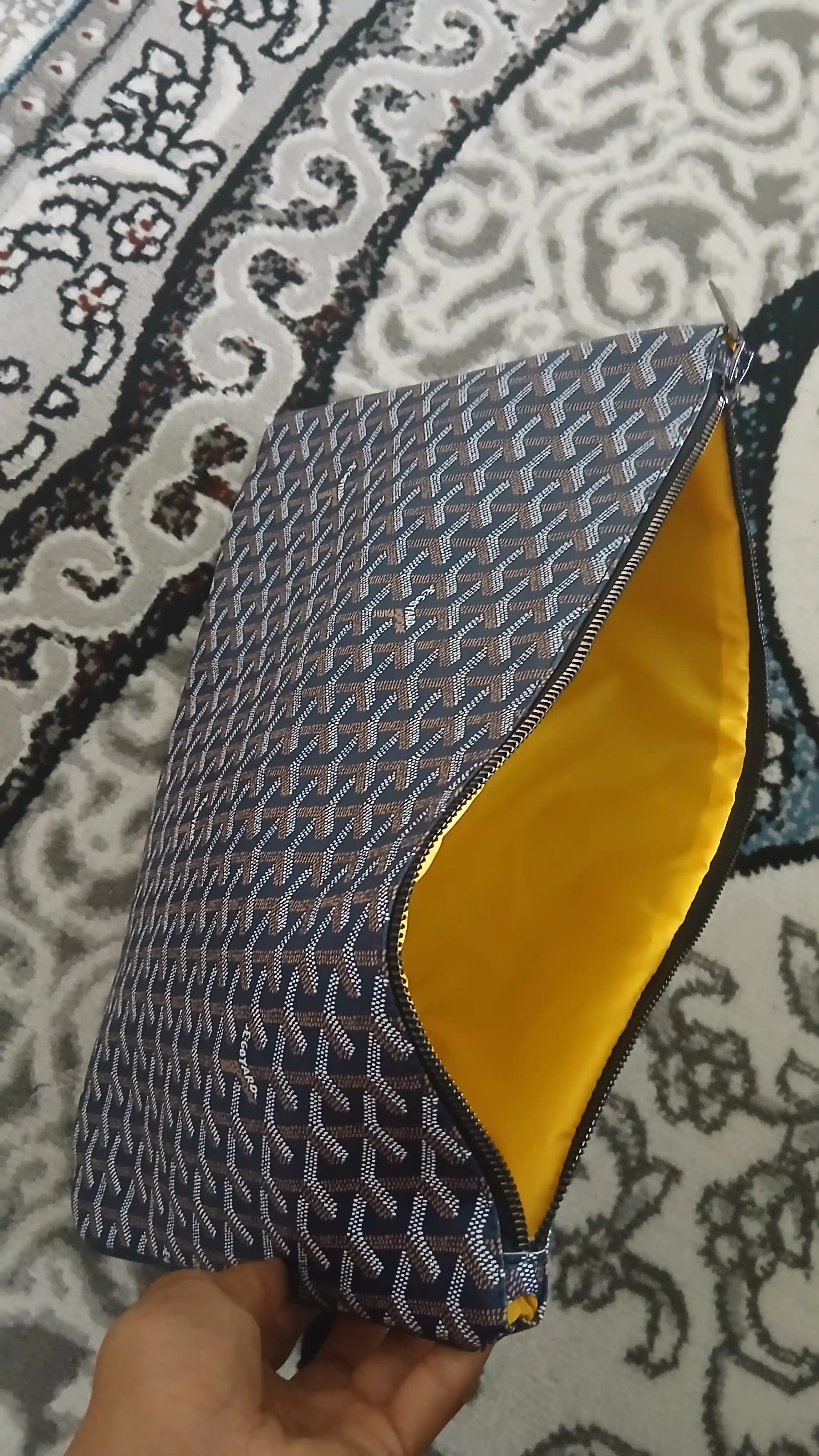 Мужская сумка Goyard из эко-кожи, барсетка для мужчин, дипломат