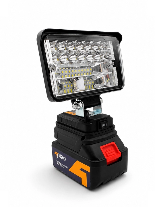 Akkumulyatorli LED fonar TURO TLL1001, 36V Li-ion, 180° aylanuvchi, 2 rejim