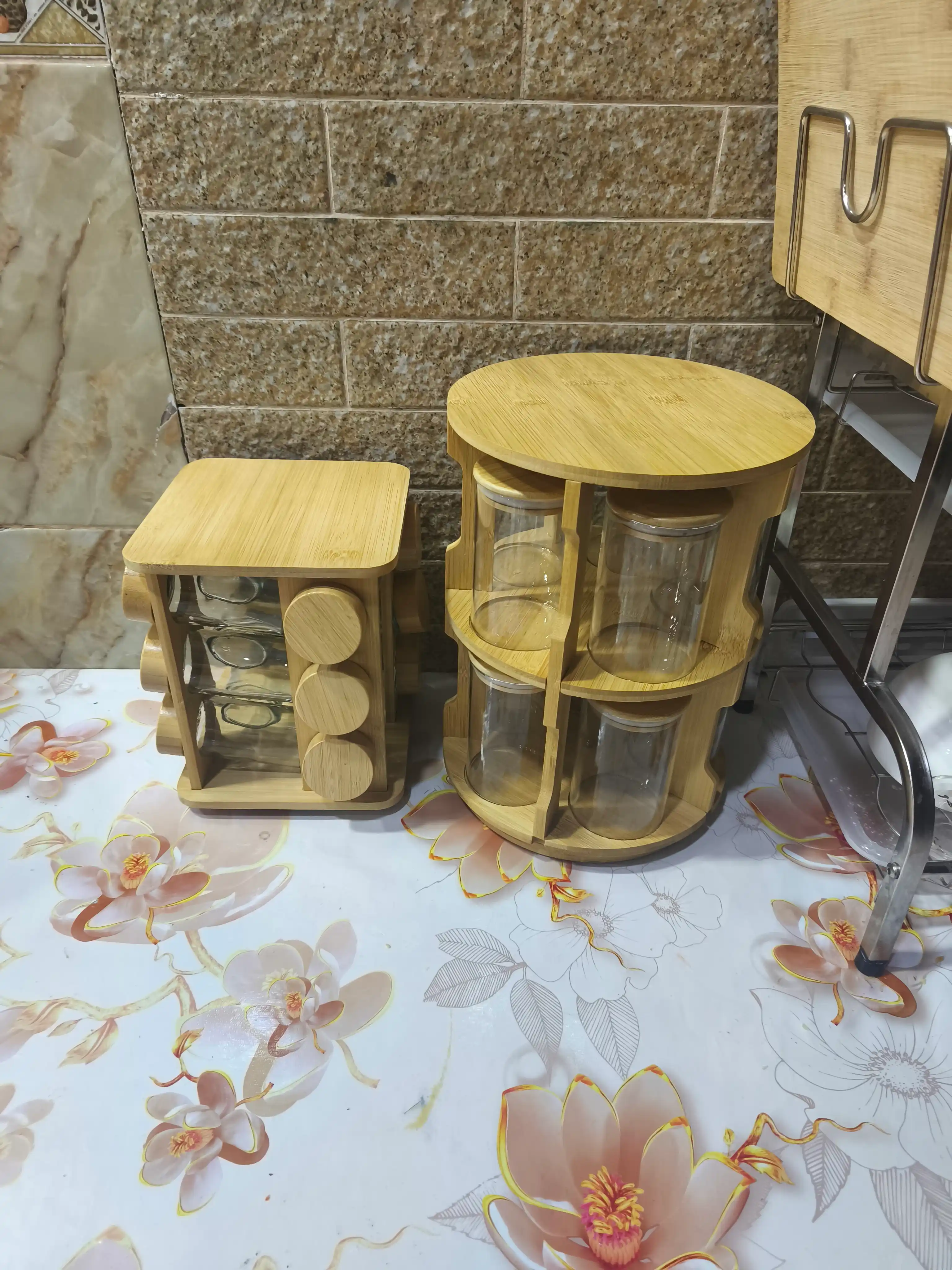 Shisha idishlar, 12 dona, don saqlash idishlari, ziravorlar uchun