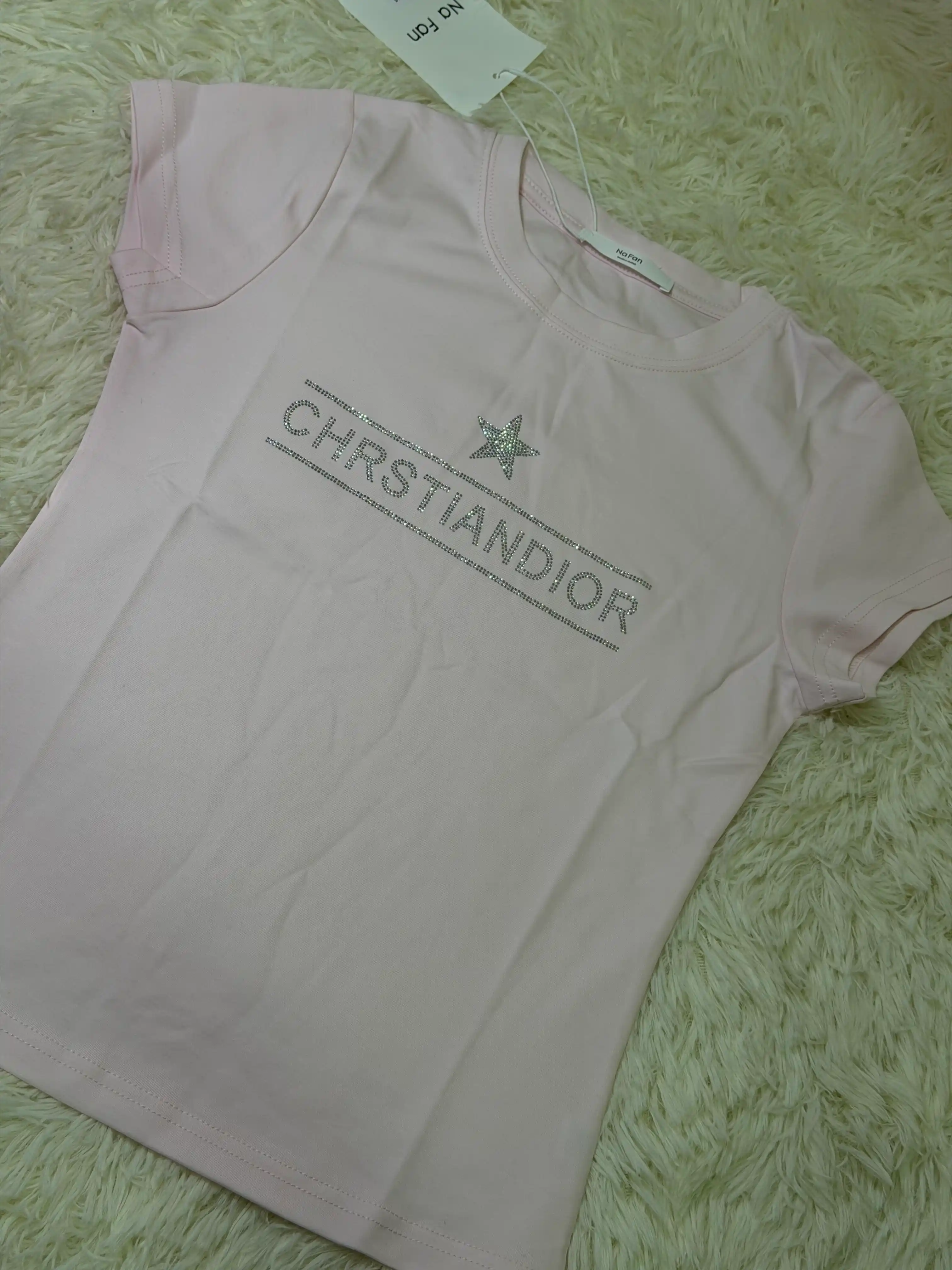 Dior Style ayollar futbolkasi