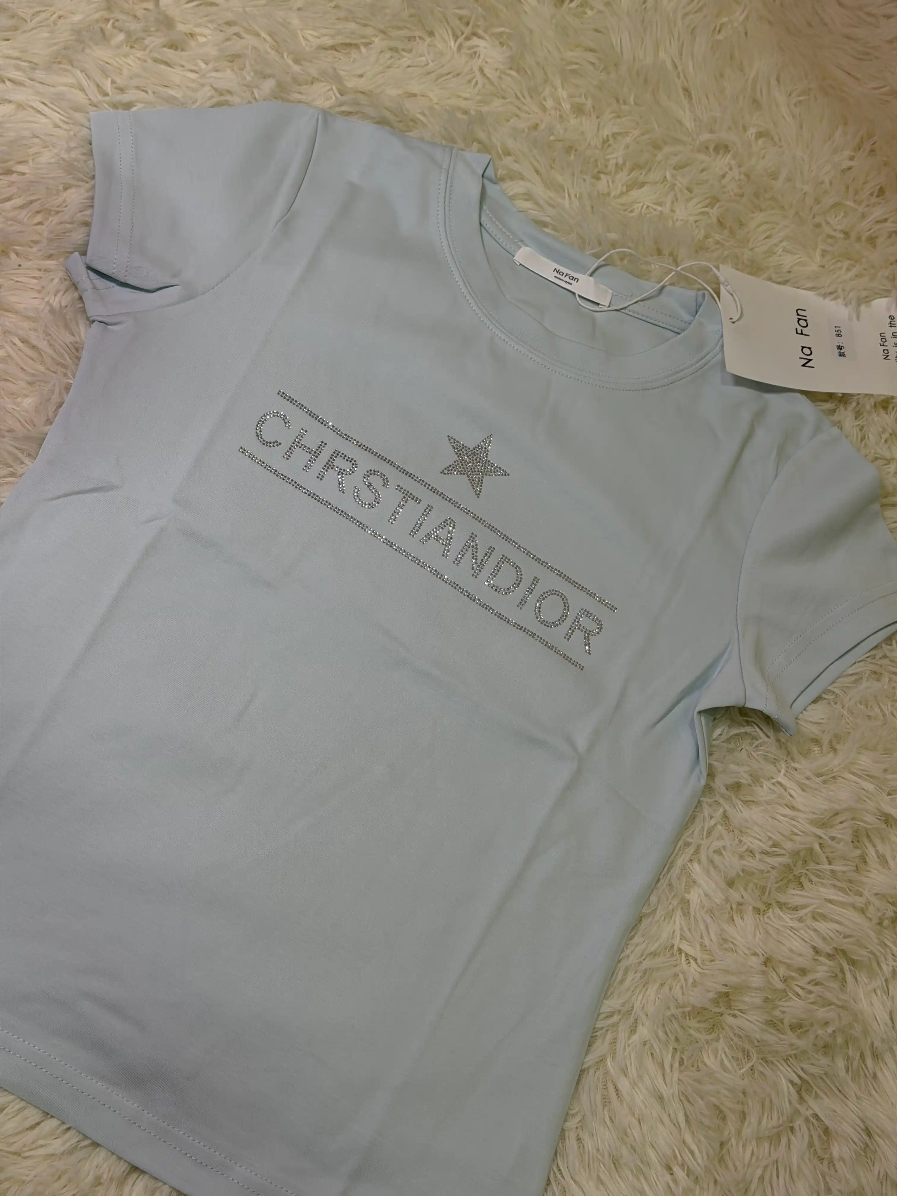 Dior Style ayollar futbolkasi