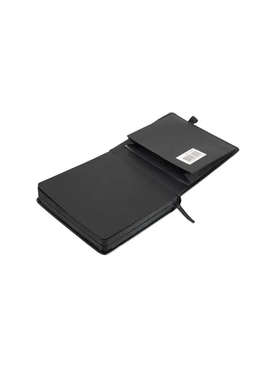 Eskiz daftari,qora qog'oz 140g/m²,120x120mm,80v,charmdan tikilgan mato,BRAUBERG ART,113202
