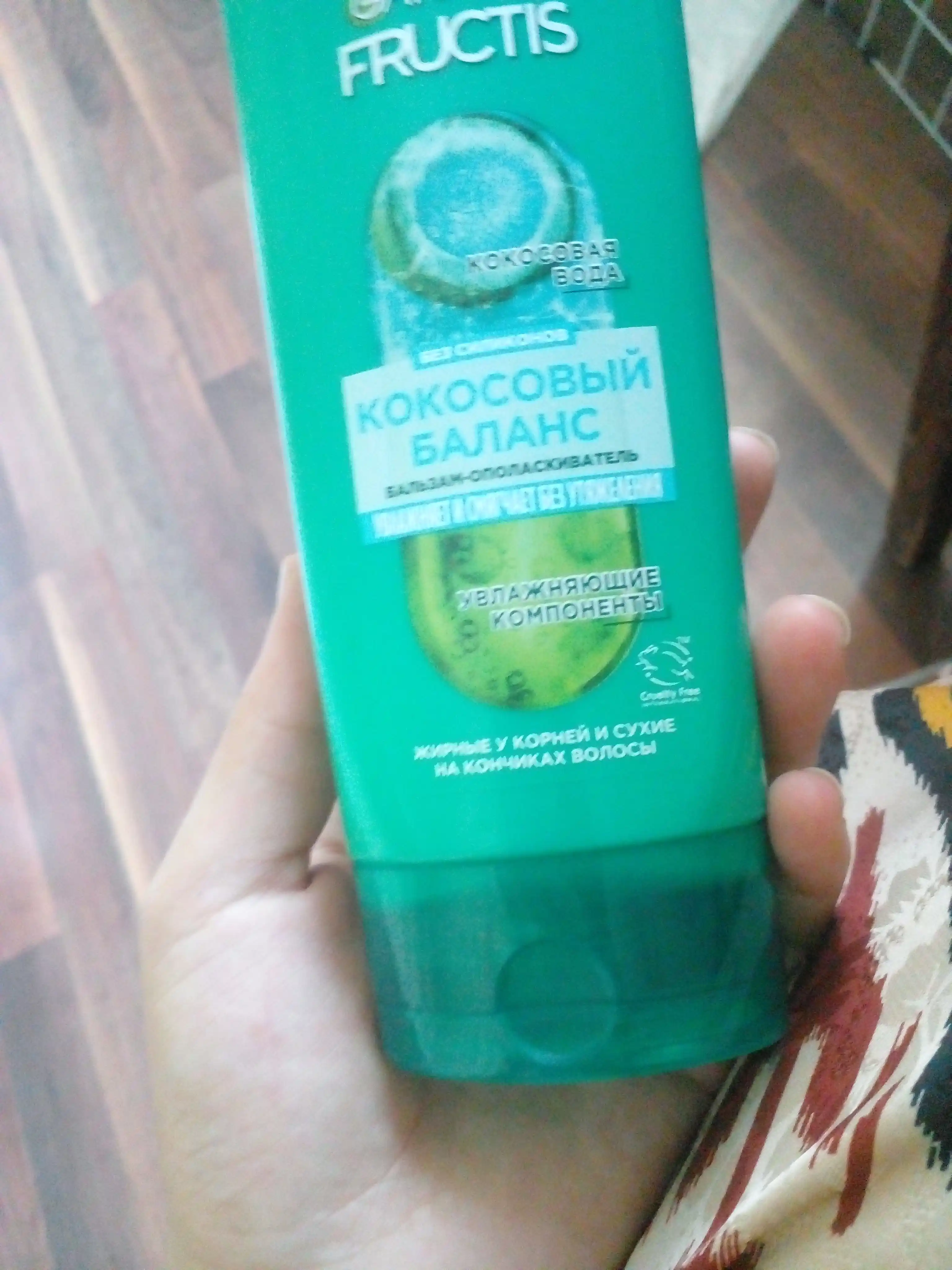 Sochlar uchun balzam Garnier Fructis Kokos balansi, 200 ml