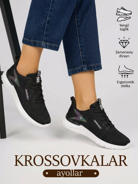 Ayollar oyoq kiyimlari, ayollar krossovkasi, yozgi oyoq kiyim krossovkalar