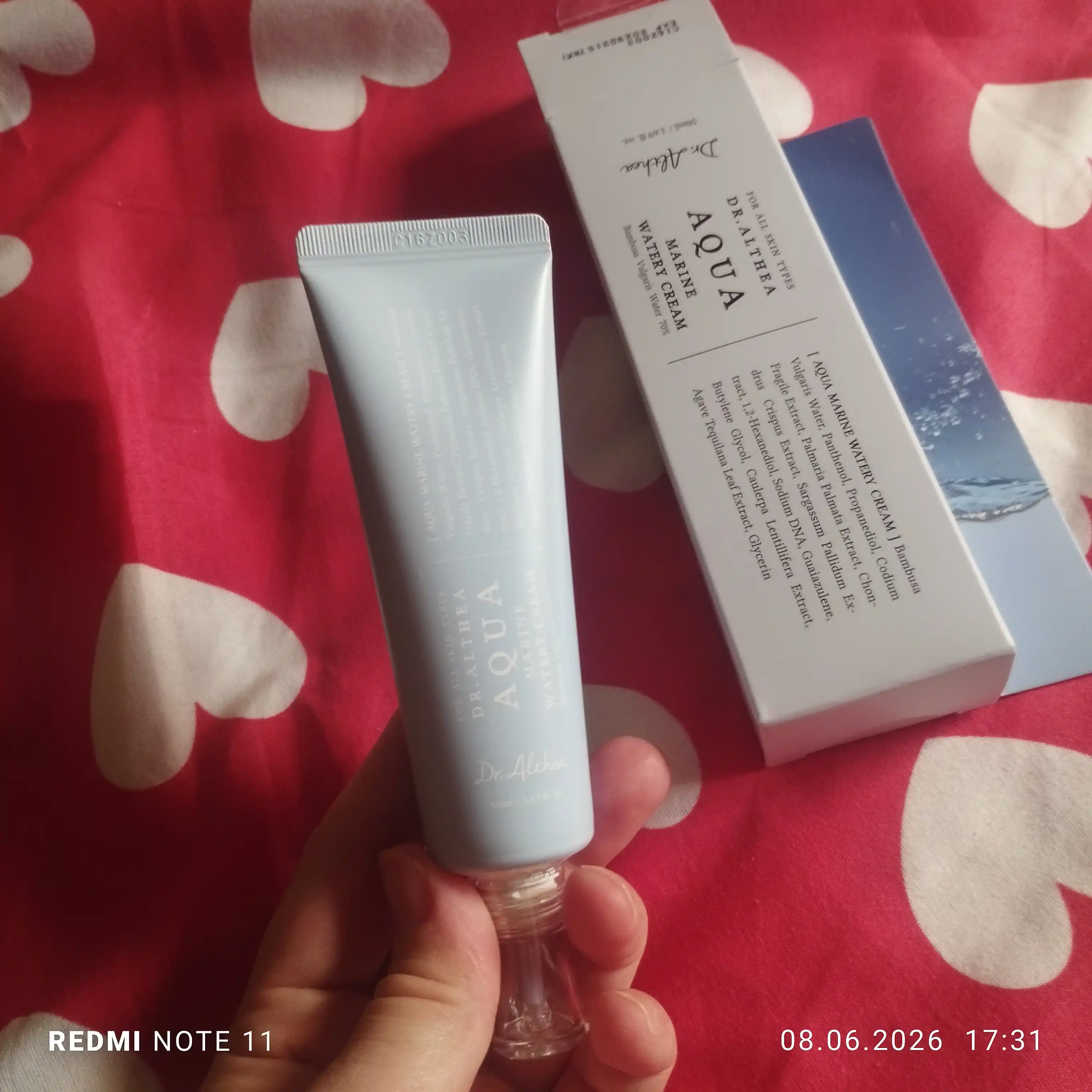 Dr. Althea — yuz uchun namlovchi krem, 70% bambuk gidrolati, 50 ml