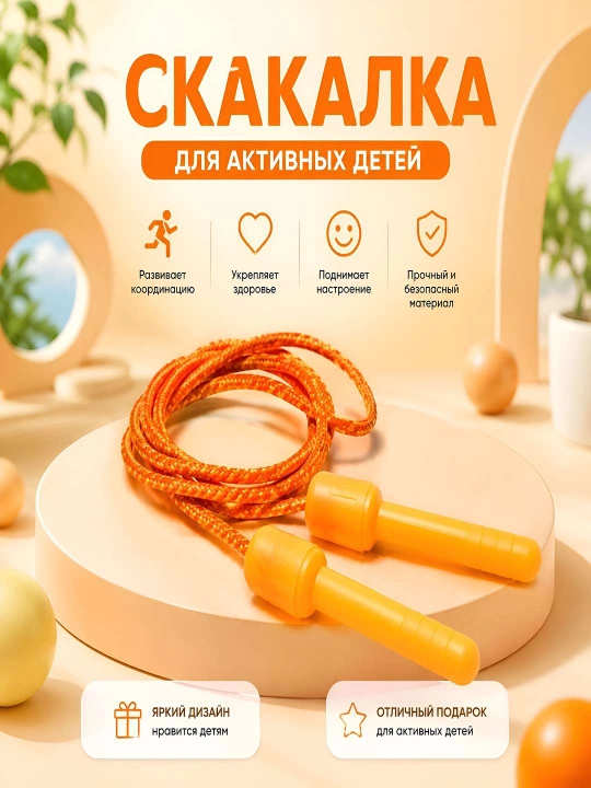 Sakrash, sport, fitnes va krossfit bilan shug‘ullanish uchun sport arqonlari - 