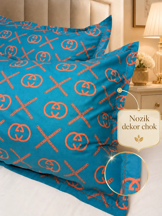 Yostiq jildi 70x50, Super satin, 2 dona ,100% paxta