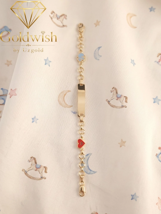 Детский браслет Goldwish, 3,38 г, золото 585 пробы, размер 14-15