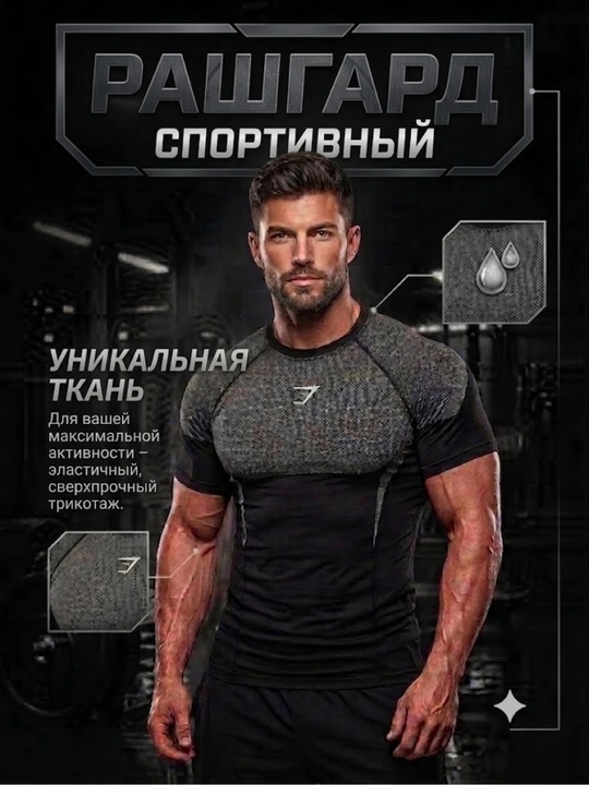 Kompression futbolka, sport uchun rashgard, erkaklar uchun, fitnes uchun