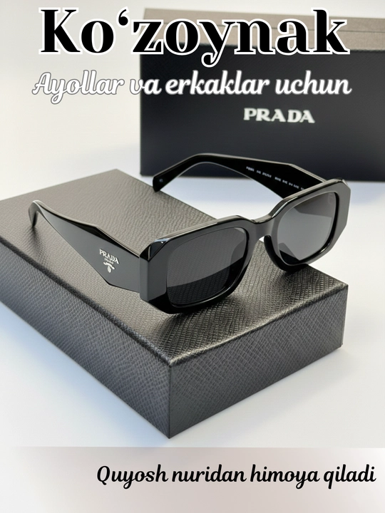 Prada uslubidagi premium quyosh ko‘zoynagi, ayollar va erkaklar uchun UV400 - 