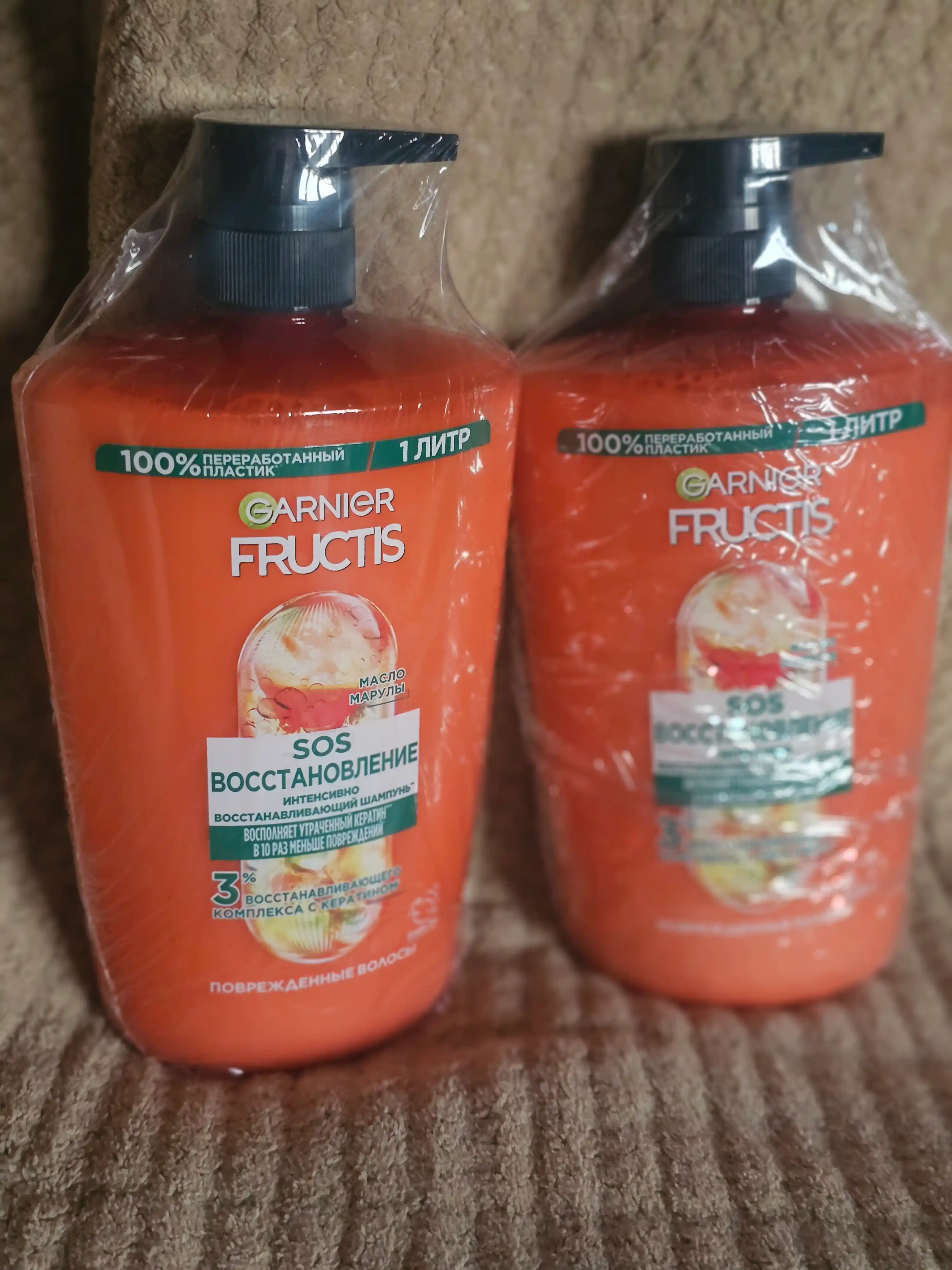 Шампунь Garnier Fructis SOS Восстановление, 1000 мл