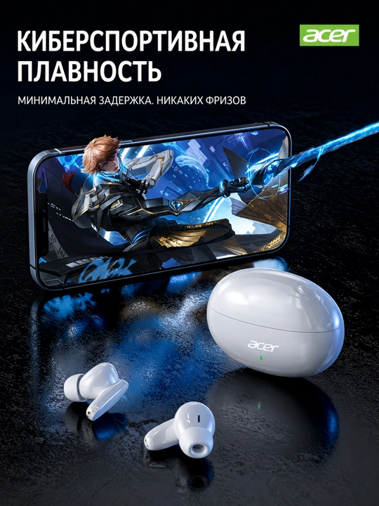 Quloqchinlar Simsiz Acer OHR594, Barcha telefon turlariga,36 soatgacha tinglash imkoniyati
