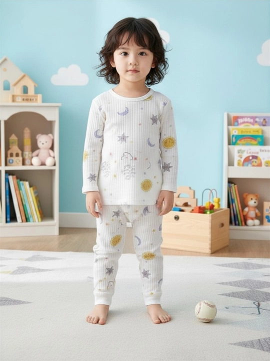 O‘g‘il bolalar va qizlar uchun pijama, 100% paxta