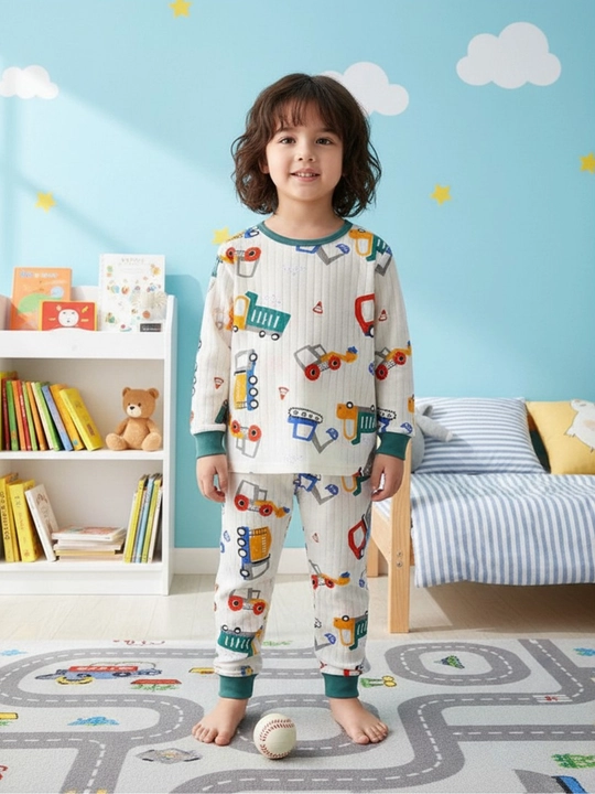 O‘g‘il bolalar va qizlar uchun pijama, 100% paxta