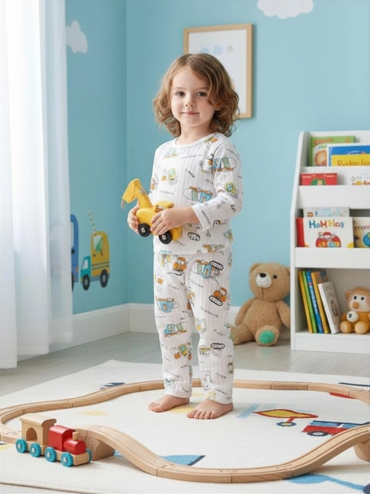 O‘g‘il bolalar va qizlar uchun pijama, 100% paxta