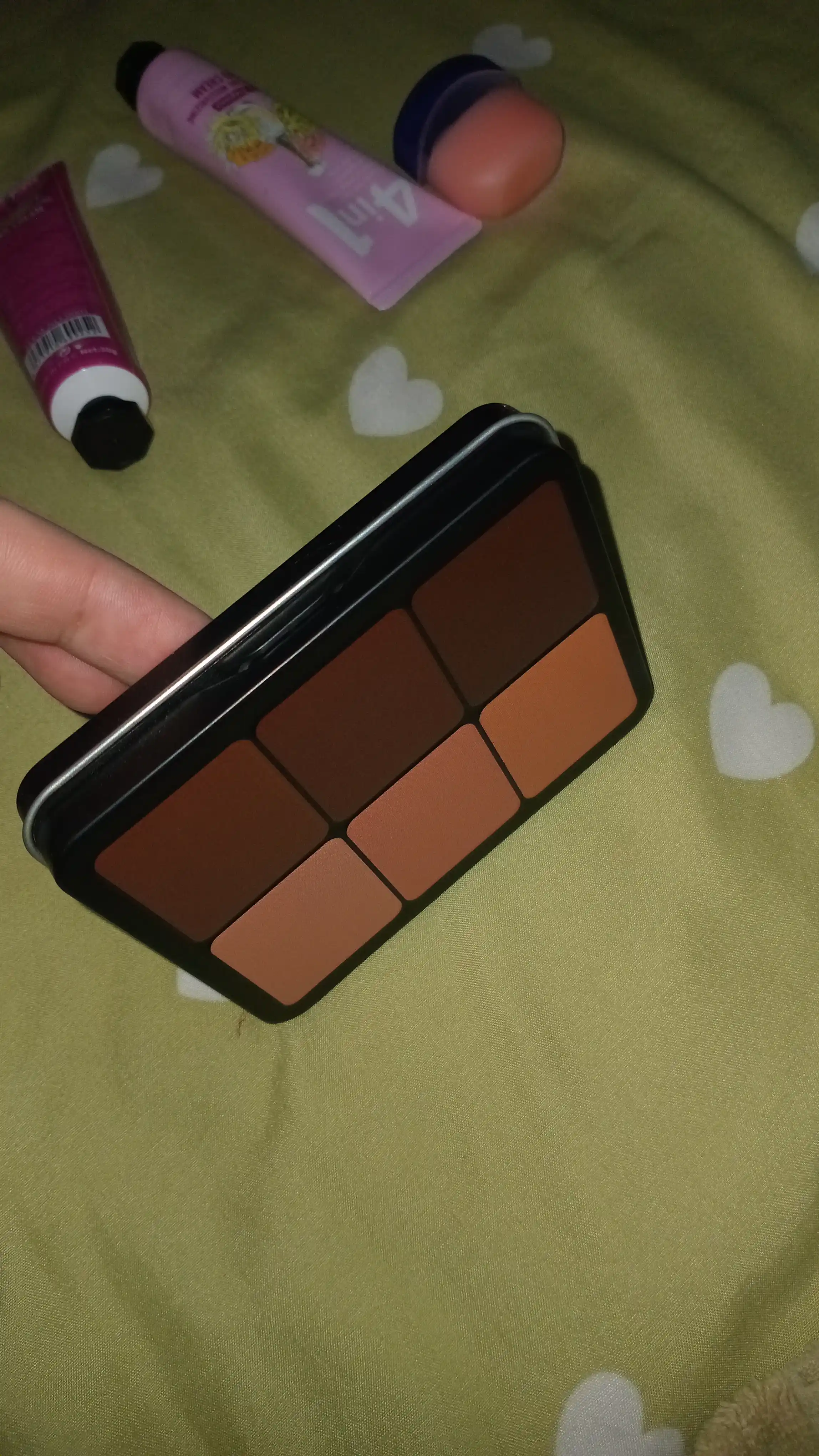Ministar Ultra HD Powder Palette konturing uchun 12rangli upalar to'plami yuz korreksiyasi