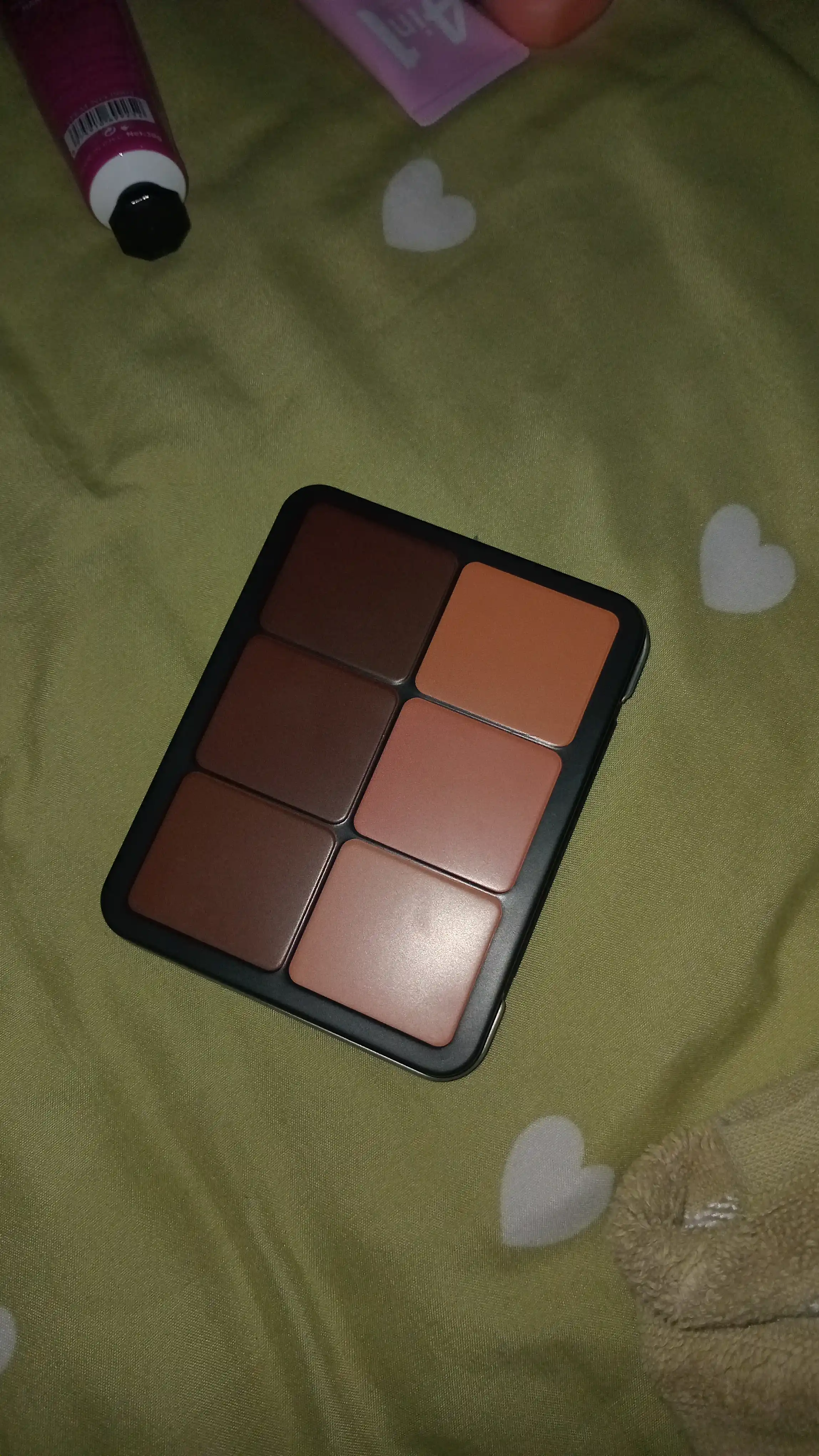 Ministar Ultra HD Powder Palette konturing uchun 12rangli upalar to'plami yuz korreksiyasi