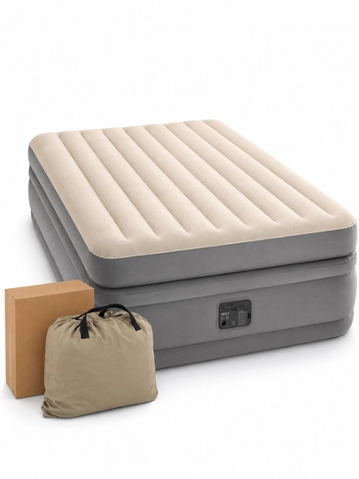 Надувная кровать Intex Dura-Beam Plus со встроенным насосом для комфортного сна — SCATO-MATRAS2