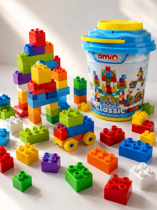 Строительные блоки для детей в стиле LEGO