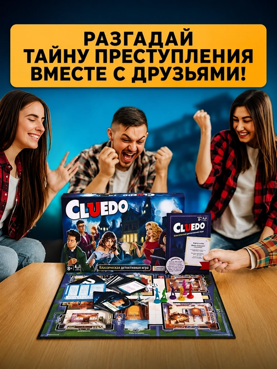 Cluedo — klassik detektiv stol o‘yini