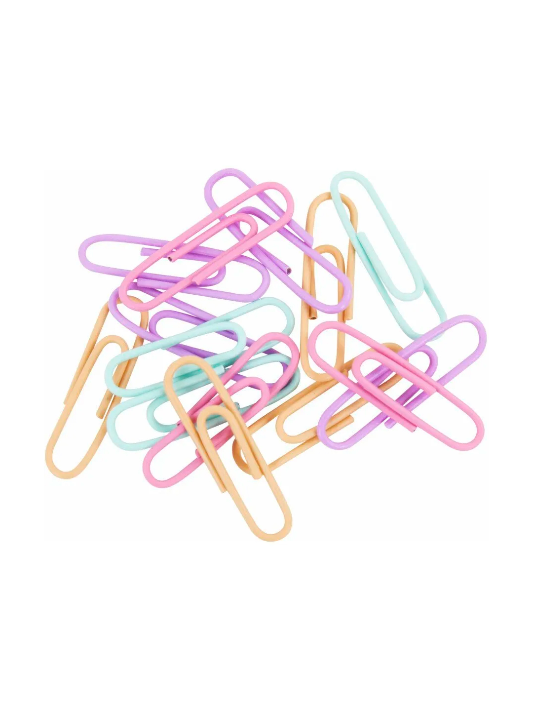 Brauberg 28 mm pastel qog'oz qisqichlari, 100 dona, plastik qutida, 271956
