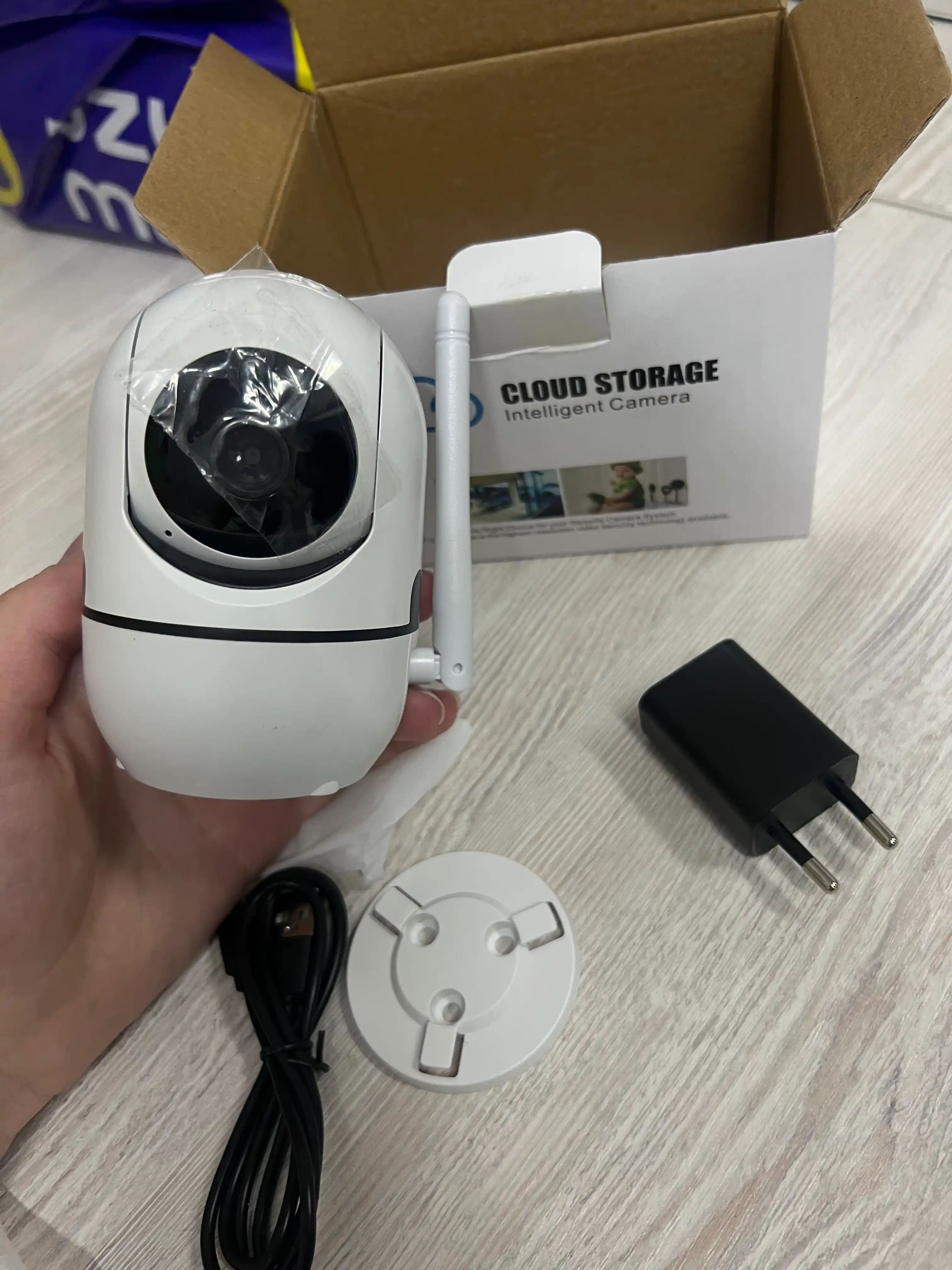 Видеоняня WiFi 360°, IP камера видеонаблюдения для дома, Full HD 1080P