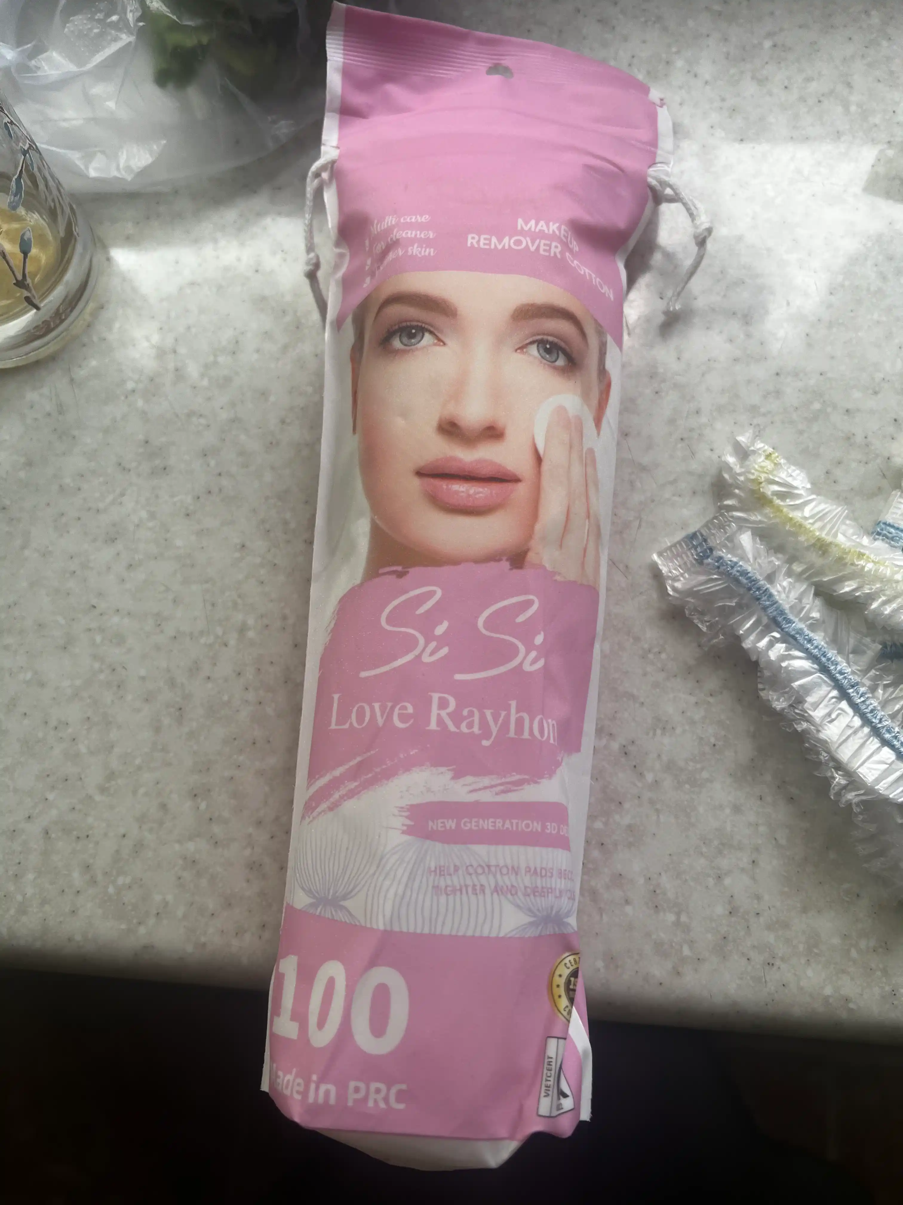 Ватные диски SiSi Love Rayhon для снятия макияжа из целлюлозного волокна