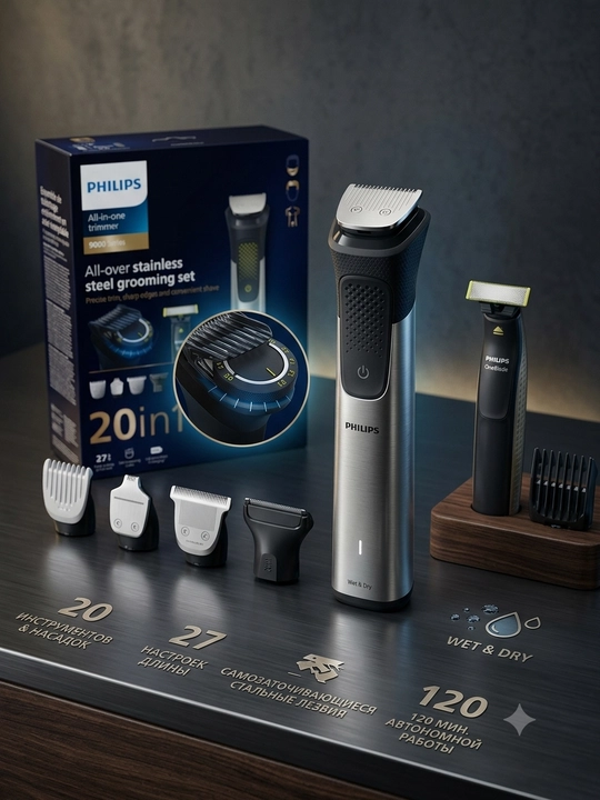 Триммер универсальный 20 в 1  Philips MG9553 - 