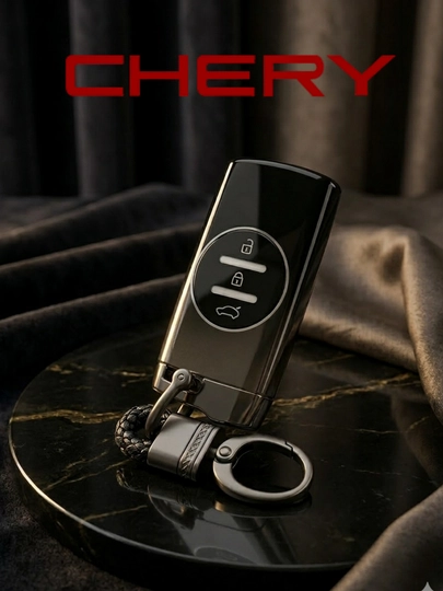Защитный чехол для ключа Chery Tiggo 7 , из эко-кожи и TPU — MCARGO-CHERY7-РАЗНОЦВ