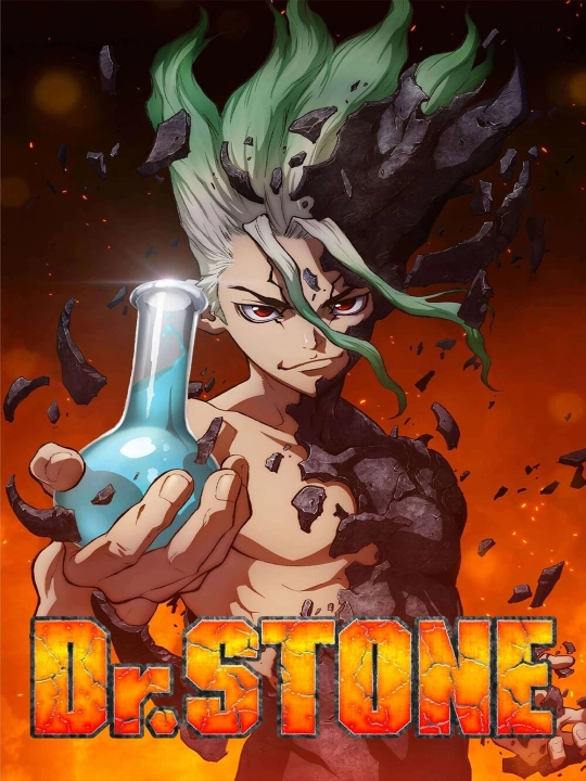 Laminatsiyalangan anime posterlari, A4 formatdagi Doktor Stoun plakatlari Dr. Stone - 