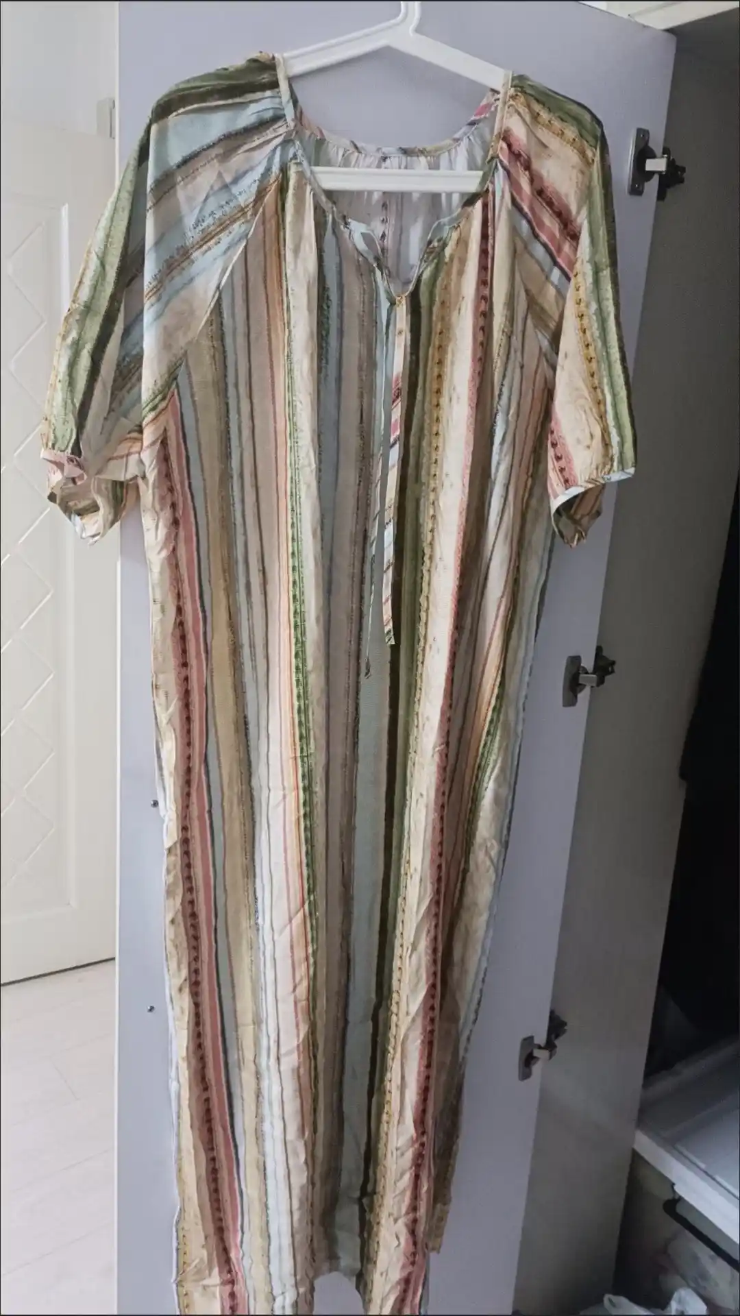 Женское платье летнее, домашнее, свободное, штапель платье oversize