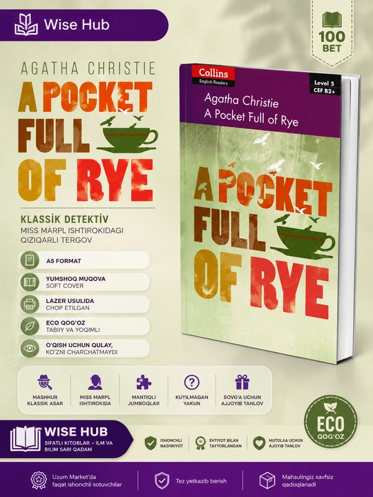 A POCKET FULL OF RYE  Agatha Christie ingliz tilida - 