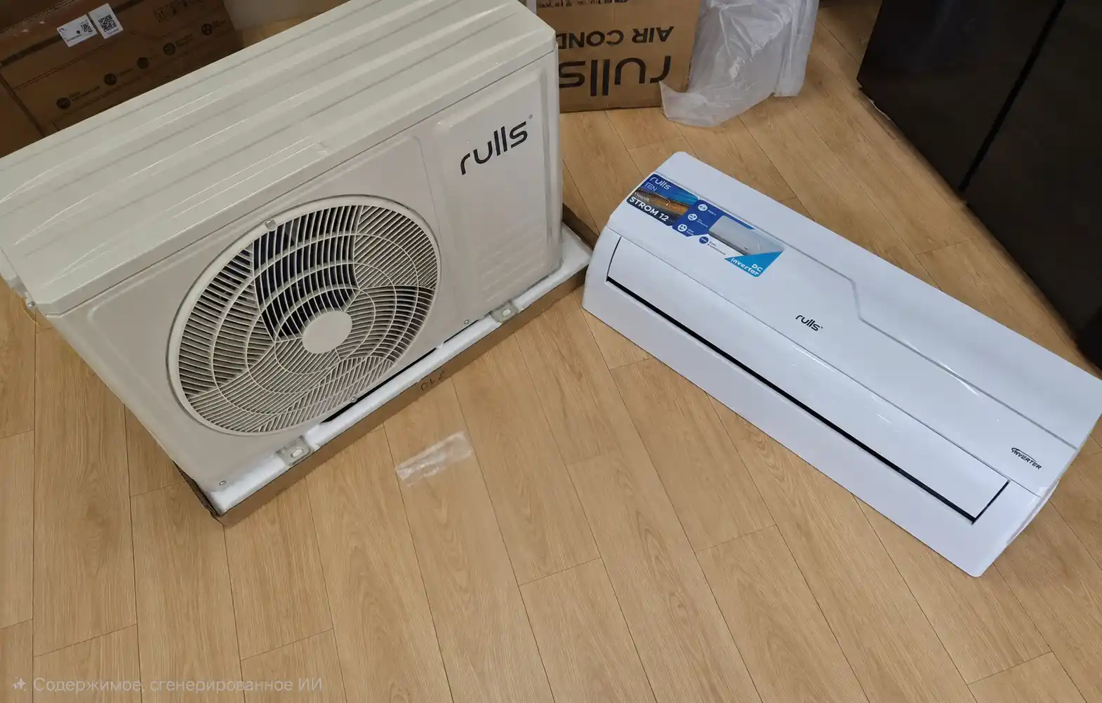 Rulls VELION SILVER 12 Full DC Inverter konditsioneri, TEN isitish tizimi bilan