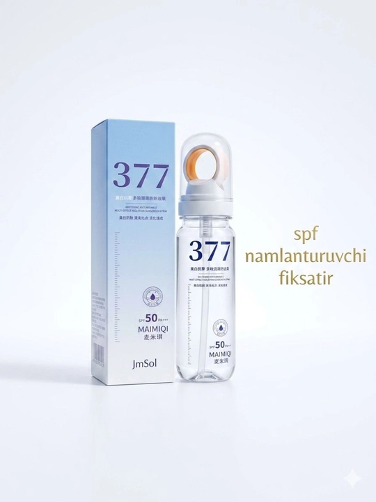 Спрей 3 в 1 для женщин и девушек, SPF 50+, увлажняющий и фиксирующий, 90 мл