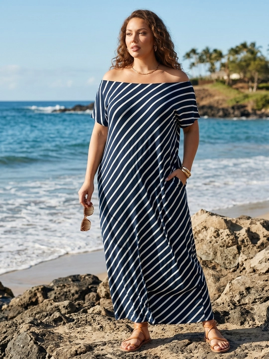 Платье женское на каждый день, 48-58 размер - EllyFashion