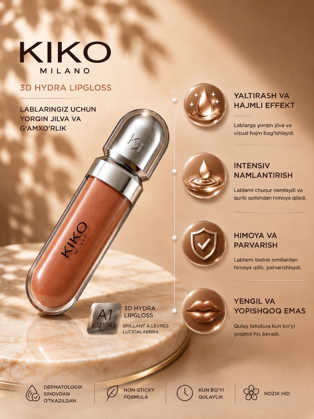 KIKO Milano 3D Hydra блеск для губ - 