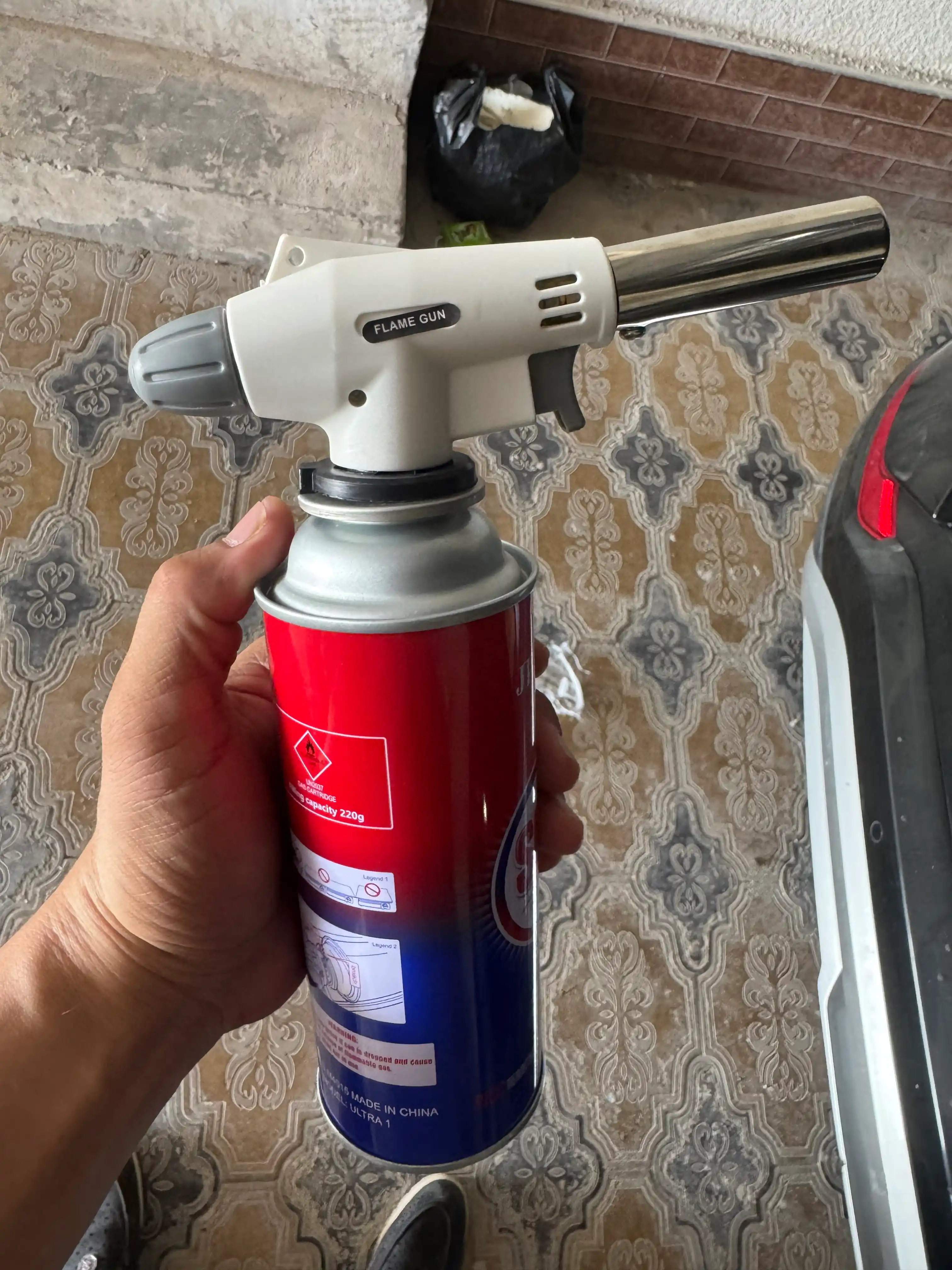 Pezoo‘t oldirish bilan gaz gorelkasi, turistik gorelka, kavsharlash gorelkasi