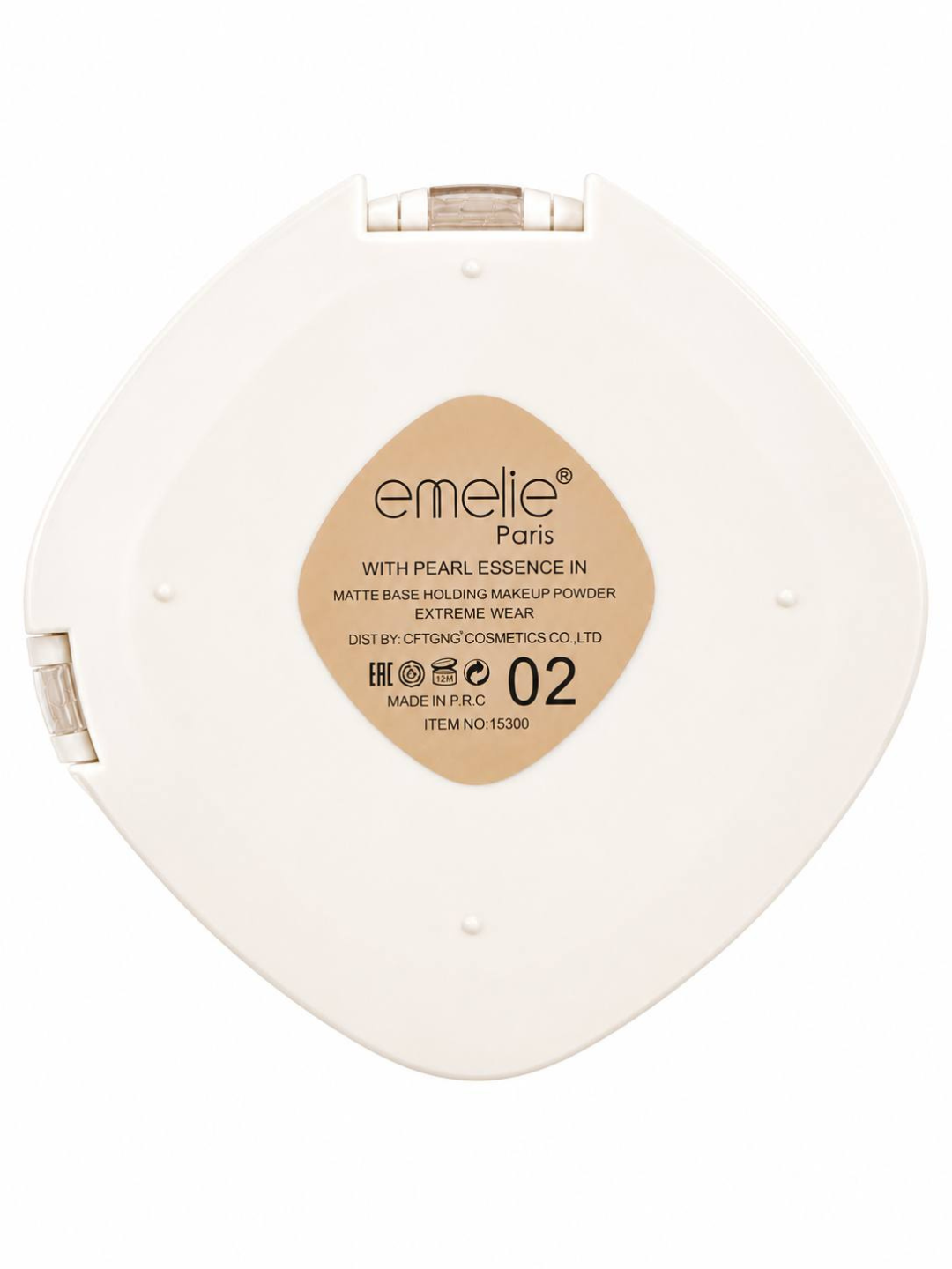 Пудра для лица Emelie BB/HD компактная Matte Powder, SPF, матовая, стойкая
