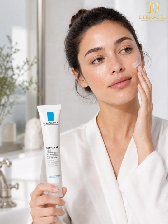 Yuzga tekis va yangi ko‘rinish beruvchi Effaclar K(+) La Roche krem 40 ml