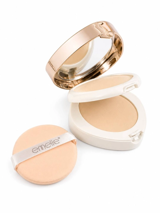 Пудра для лица Emelie BB/HD компактная Matte Powder, SPF, матовая, стойкая
