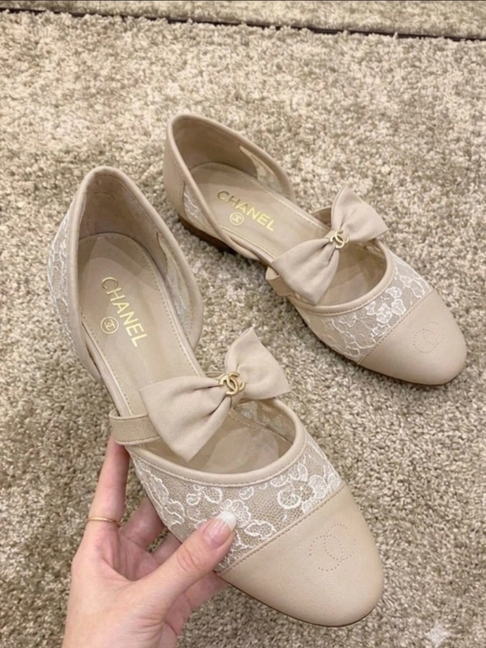 Женские и девичьи балетки Chanel, мягкие и лёгкие балетки, балетки для весны и лета - 