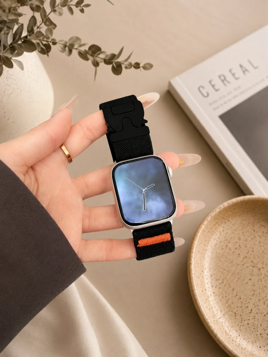 Apple Watch  remeshogi, neylon kamar, parashyut qulf, 42 44 45 46 49 mm, Ultra, SE