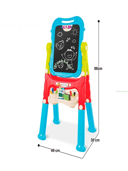Bolalar uchun molbert Artist Drawing Board, ikki tomonlama, 48 ta buyum