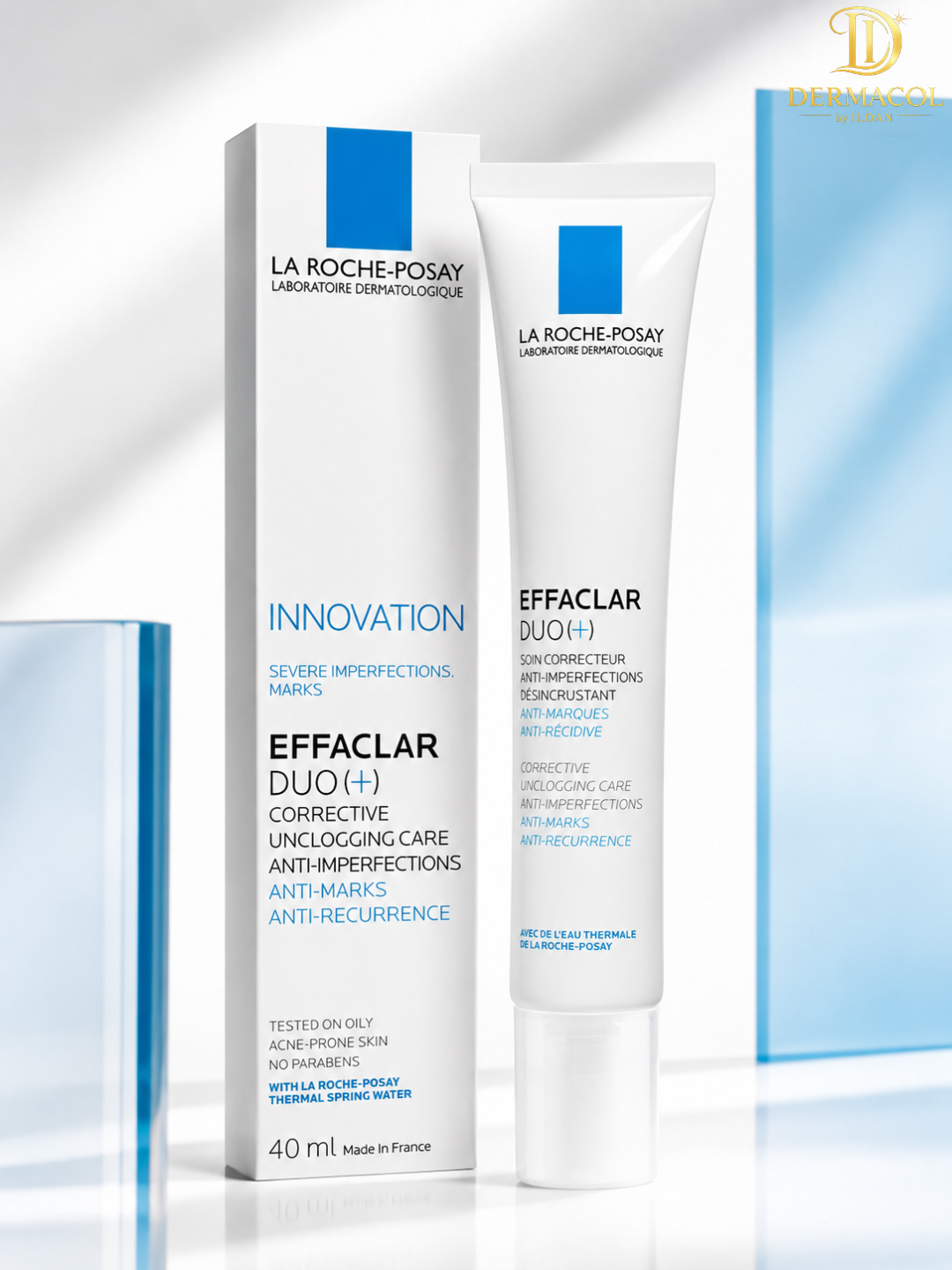 Крем для гладкого и чистого вида лица Effaclar Duo LaRoche с нежной текстурой 40 мл
