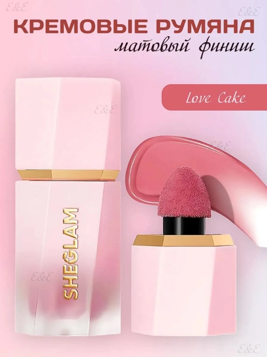 Румяна жидкие от SHEGLAM для щек с матовым финишем, длительный эффект