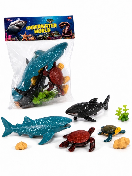 Набор игрушек "Морские животные" Underwater World, 6 фигур, 3+